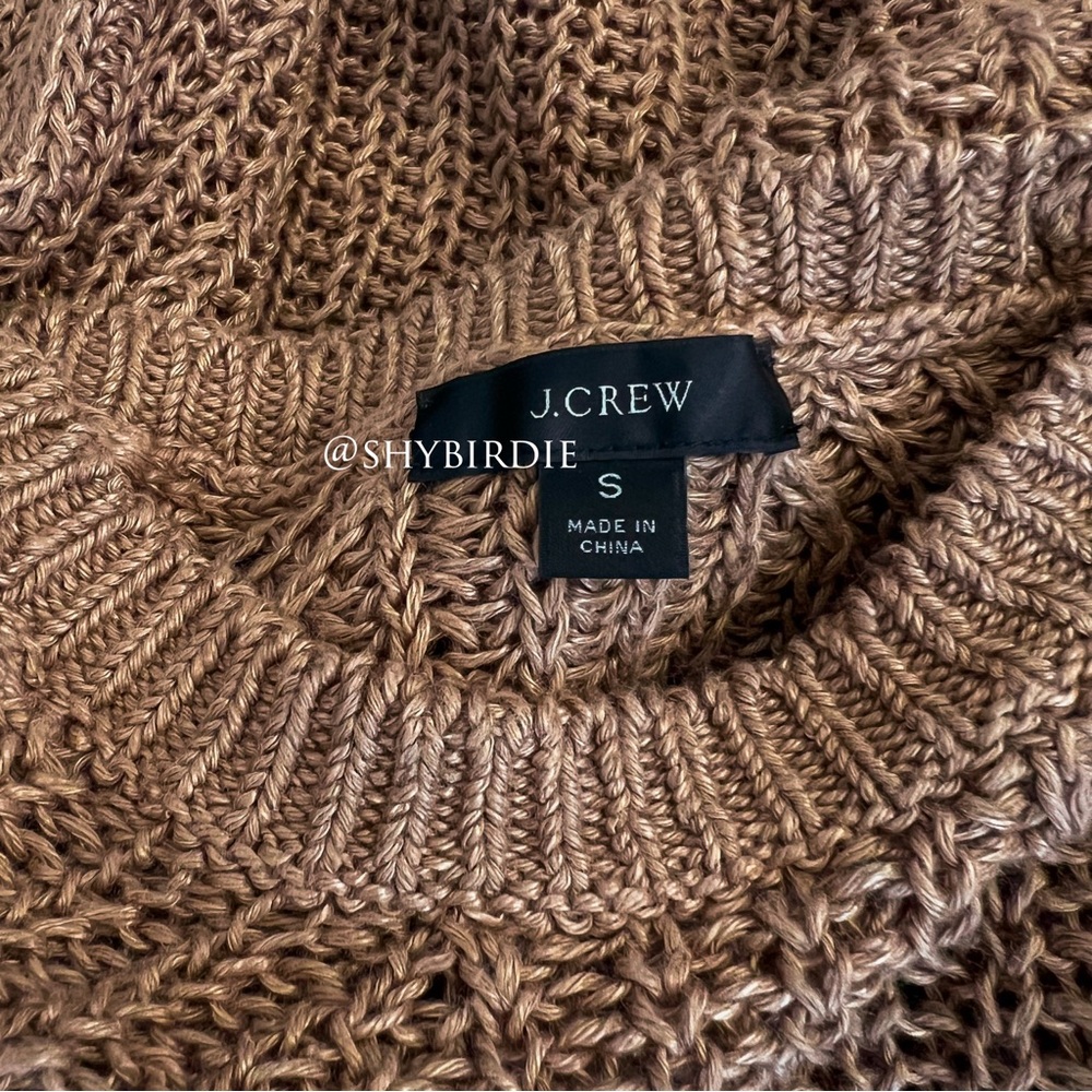 J.Crew 100% Linen Relaxed Fit Beach Sweater - Picture 7 of 16